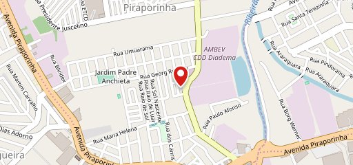 Pizzaria Canaã no mapa