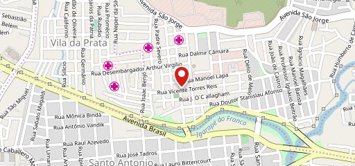 Pizzaria Canaã no mapa