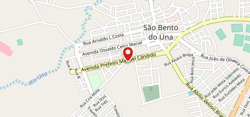 Pizzaria casa nova no mapa