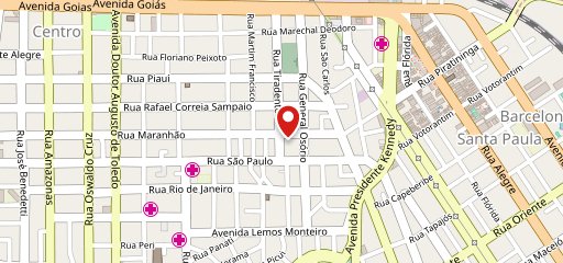 Casanova Pizzaria & Esfiharia no mapa