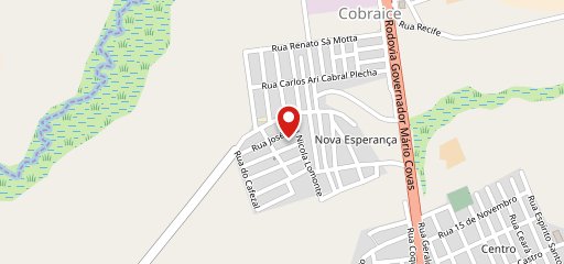 Pizzaria Casua no mapa