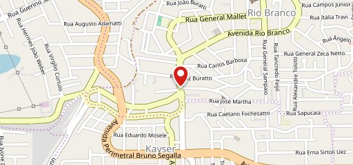 Pizzaria Cattani no mapa