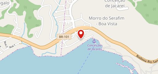 Pizzaria da tia Tania no mapa