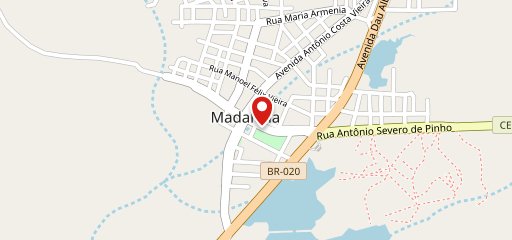 Pizzaria Delícia no mapa