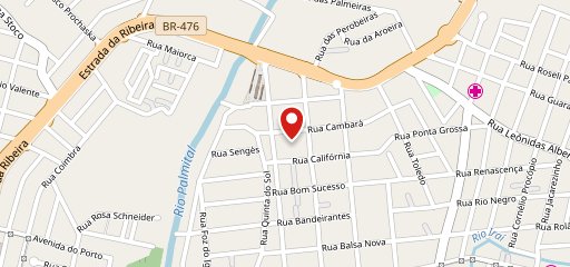 Pizzaria D'itália no mapa