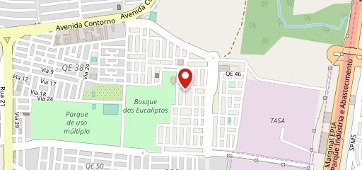 Pizzaria Dois Irmãos no mapa