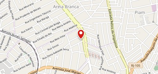 Pizzaria Dom Guimarães no mapa