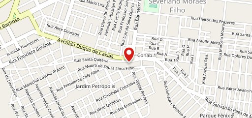 Donana Pizzaria Em Garanhuns Bairro Heliópolis no mapa