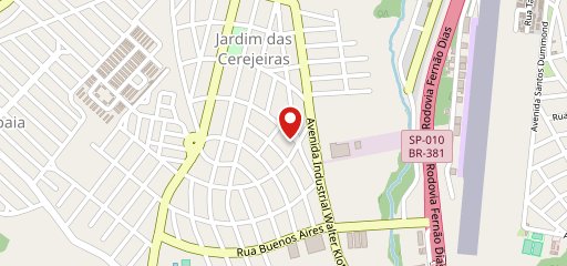 Pizzaria Dubai no mapa