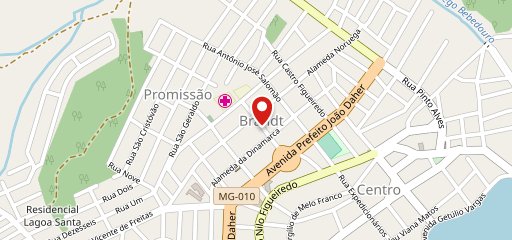 Pizzaria e esfiharia São Paulo no mapa