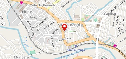 Pizzaria e Lanchonete Do Rosario no mapa