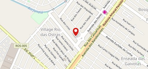 Pizzaria e lanchonete Dos Amigos no mapa