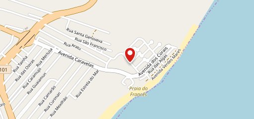 Pizzaria Frangolino no mapa