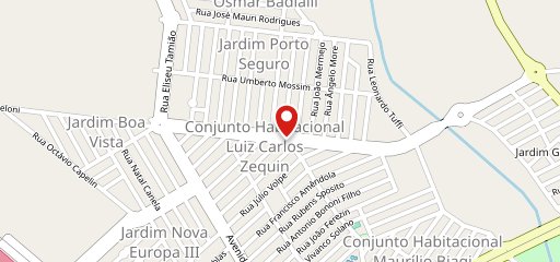 Pizzaria e Lanchonete Master no mapa