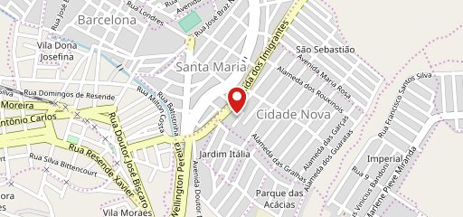 Pizzaria e Lanchonete Sabor e Arte no mapa