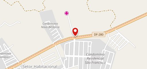 Pizzaria e Pamonharia Delicias Naturais no mapa