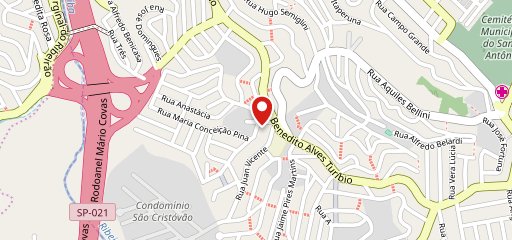 Pizzaria Sabor a Lenha no mapa