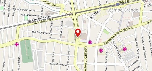 Pizzaria Elephant no mapa