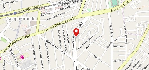 Pizzaria Espaço Boêmio Paraty RJ no mapa