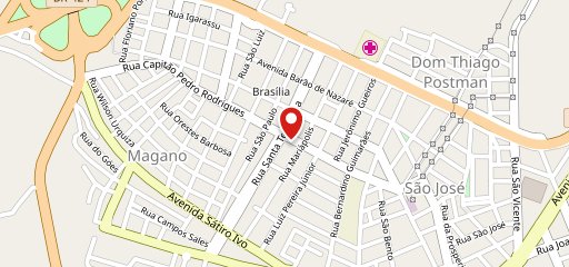 Pizzaria família deniz no mapa