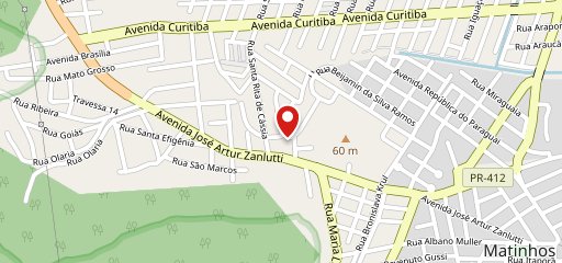 Pizzaria Família Santana no mapa