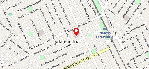 Pizzaria Forno a Lenha Adamantina no mapa