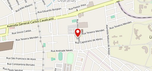 Pizzaria Fortaleza no mapa