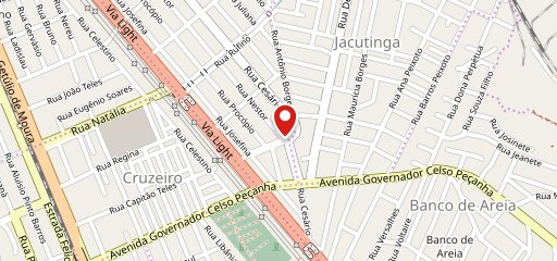 Pizzaria Gatao no mapa