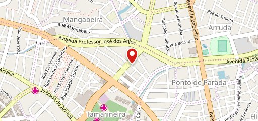 Pizzaria Giannini no mapa