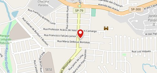 Giriu's Pizzaria no mapa