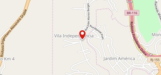 Pizzaria Independência no mapa