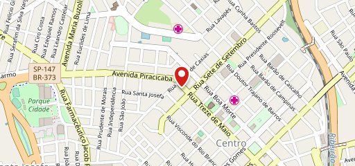 Pizzaria Italici no mapa