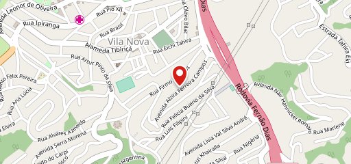 Pizzaria JP no mapa