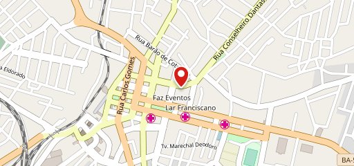 Pizzaria Kantuá no mapa