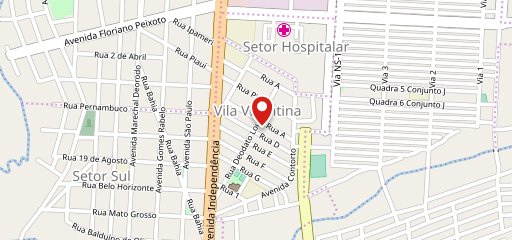 Pizzaria La Prima no mapa