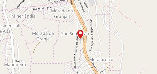 Pizzaria La Thereza no mapa