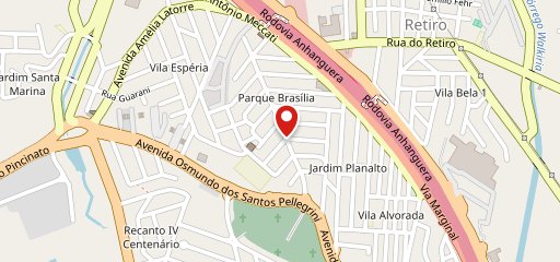 Pizzaria Levíssima no mapa