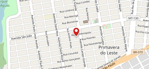 Pizzaria Ligeirinho Delivery Roo no mapa