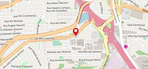 Pizzaria Mamma Mia no mapa