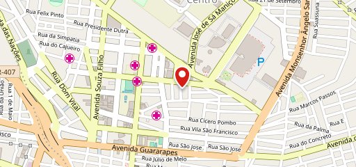 Pizzaria Melhor Opção no mapa