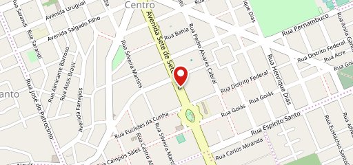 Pizzaria Milano no mapa