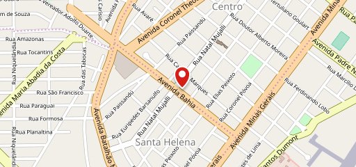 Pizzaria e restaurante My House no mapa