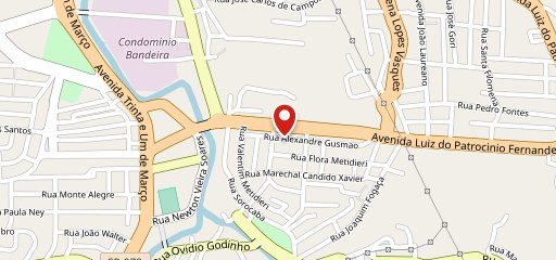 Pizzaria Nova Aliança Votorantim no mapa