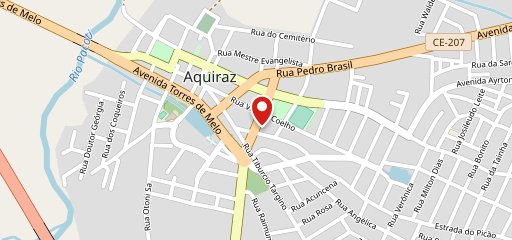 Pizzaria papaleguas AQUIRAZ no mapa