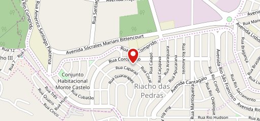 Pizzaria Papaléguas no mapa