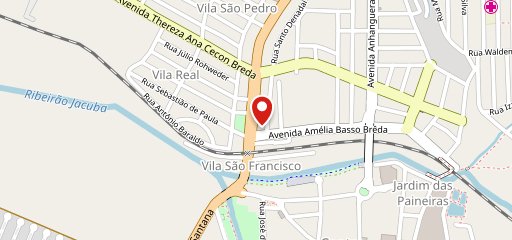 Pizzaria Pilão no mapa