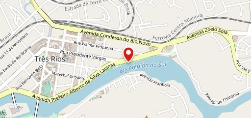 Pizzaria Ponte Nova Três Rios no mapa