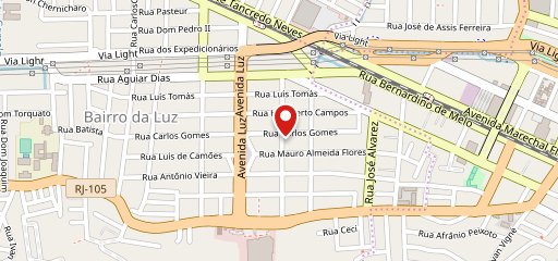 Pizzaria Prime no mapa