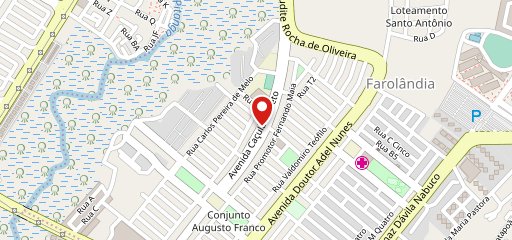 Pizzaria Primo Giuseppe Augusto Franco no mapa