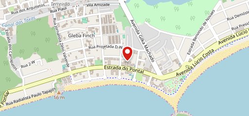 Pizzaria Recreio Dank's no mapa